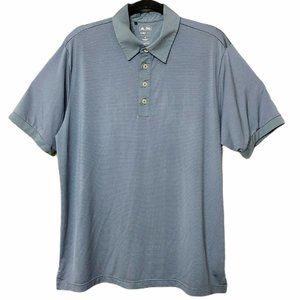 Adidas Climalite Golf Polo Shirt‎ Gray Striped MD